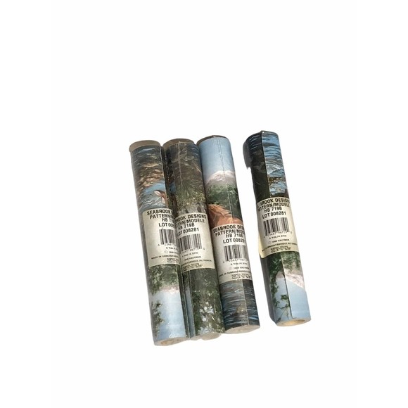 Wild Horses Wallpaper Border - Horse‎ Crossing Stream 10.25" Wide 1999 Hautman - Picture 3 of 8